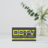 モダンCCTV&セキュリティシステムズスペシャリスト 名刺 (スタンド正面)