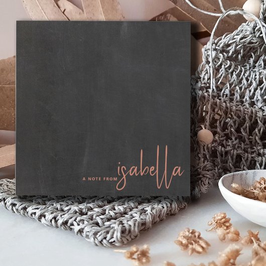 モダンChalkboardのミニマリスト ノートカード