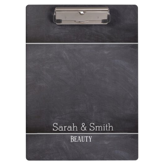 モダンChalkboard Business Officeクリップボード クリップボード (正面)
