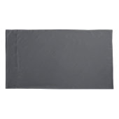 モダンChinoiserie緑と赤 枕カバー (裏面-左)