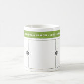 モダンChristmas祖父母3枚 コーヒーマグカップ (中央)