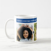 モダンChristmas祖父母3枚 コーヒーマグカップ (左)