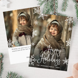 モダンChristmas 2 PHOTO Greeting シーズンカード