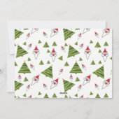 モダンCHRISTMAS PHOTO CARD LOL not Ho Ho シーズンカード (裏面)