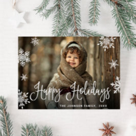 モダンChristmas PHOTO Greeting シーズンカード
