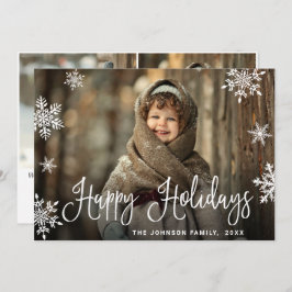 モダンChristmas PHOTO Greeting シーズンカード