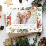 モダンChristmas Photo Minimalistスクリプト シーズンカード<br><div class="desc">クリスマス祝写真ミニマルモダンリストカードでホリデーシーズン。このカードはデザインコンテンポラリーと大切な家族の写真の温かさを見事に組み合わせている。ミニマルエレガントリストスクリプトタイポグラフィは、あなたの休日の挨拶に洗練されたtouchを追加する。清潔で雑然としたデザインは、選んだ写真を輝かせ、友達や家族と喜びを共有するのに最適な方法である。カード高品質ストックに印刷されたカードは、エレガンスの余分な層のためのマット仕上げを誇る。あなたの休日の願いはスタイルと恵みによって提示され、それを受け取る人のための記念品にする。Christmas Photo Minimalist Script Cardを使用しモダンて、近代的なtouchと時代を超越した家族の写真で休日の応援を共有できる。デザインと大切な伝統の完璧な組み合わせであコンテンポラリーり、あなたの休日の挨拶が心の底から感じられるようスタイリッシュに保証する。</div>