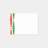 モダンChristmas Rectangles Post-it Notes ポストイット (正面)
