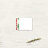 モダンChristmas Rectangles Post-it Notes ポストイット (デスク上)