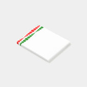 モダンChristmas Rectangles Post-it Notes ポストイット (アングル)