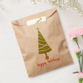 モダンChristmas Tree Customizable フェイバーバッグ (封をした状態)