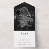 モダンClassiy Photo RSVPの結婚例 オールインワン招待状 (内側)