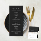 モダンColorblockのメ結婚ニュー | 黒に白 メニュー