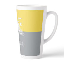 モダンColorblockの白フローラパーソナライズされた