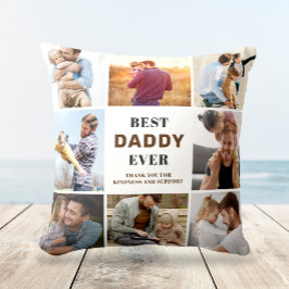 モダンDADDY最高の Photo Collageギフト装飾用クッション クッション
