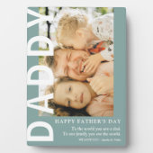 モダンDADDY 写真と名言 父の日 フォトプラーク (正面)
