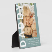モダンDADDY 写真と名言 父の日 フォトプラーク (側面)