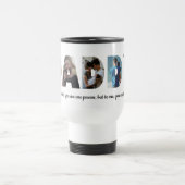 モダンDADDY 5フォトコラージュ引用文父の日 トラベルマグ (中央)