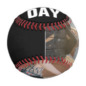 モダンDaddy Happy Father's Day 2フォトコラージュ 野球ボール (正面)