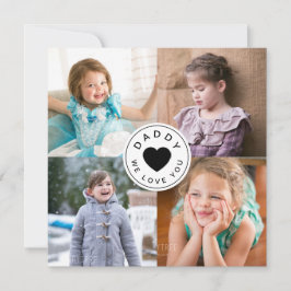 モダンDaddy We Love You 4フォトコラージュ