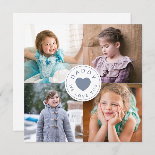 モダンDaddy We Love You Photo Collage (正面/裏面)