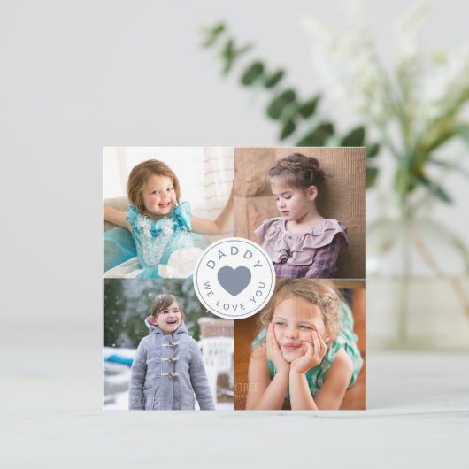 モダンDaddy We Love You Photo Collage (スタンド正面)