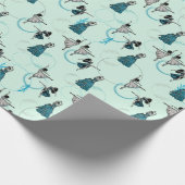 モダンDancersギフトラップセット ラッピングペーパー (角)