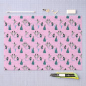 モダンDancersギフトラップセット 薄葉紙 (クラフト)