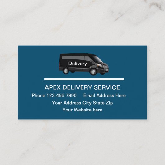 モダンDelivery Service名刺 名刺 (正面)