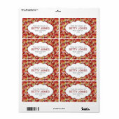 モダンDIYカスタム Canning、Jamまたは製品ラベル ラベル (フルシート)