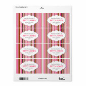 モダンDIYカスタム Canning、Jamまたは製品ラベル ラベル (フルシート)