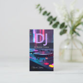 モダンDJターンテーブル 名刺 (スタンド正面)