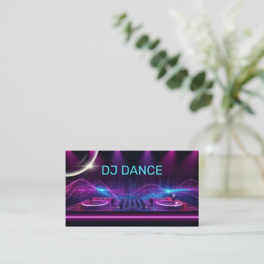 モダンDJ 名刺 (スタンド正面)