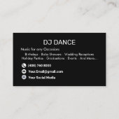 モダンDJ 名刺 (裏面)
