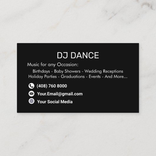モダンDJ 名刺 (裏面)