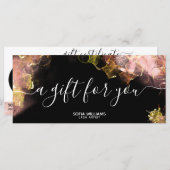 モダンEarth Tones証明書ギフトカード追加ロゴ (正面/裏面)