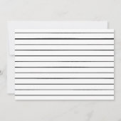 モダンEdge White Photo卒業 案内状 (裏面)