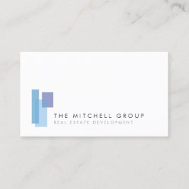 モダンEstate、Builder、実在Architectのロゴ2 名刺