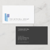 モダンEstate、Builder、実在Architectのロゴ2 名刺 (正面/裏面)