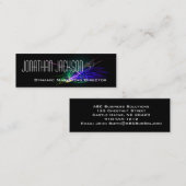 モダンExplosion Black Skinny名刺 スキニー名刺 (正面/裏面)