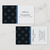 モダンExvasance Business Card(青) 名刺 (正面/裏面)