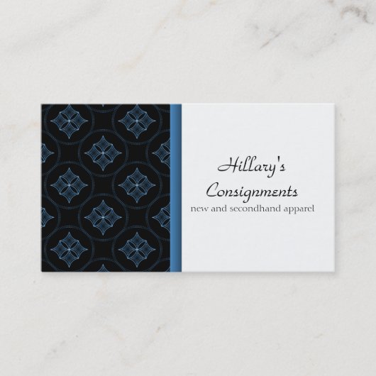 モダンExvasance Business Card(青) 名刺 (正面)