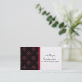 モダンExvasance Business Card、Magenta 名刺 (スタンド正面)