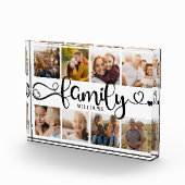 モダンFamily Script Collage Chic 8フォトブロック フォトブロック (右)