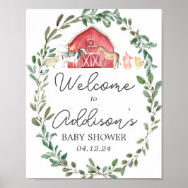 モダンFarm Welcome Sign Farm Welcome Poster ポスター