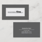 モダンFilm Maker、Director Business Card 名刺 (正面/裏面)
