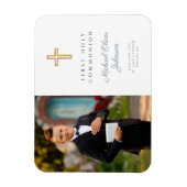 モダンFirst Holy Communion Boy写真写真 マグネット (縦)