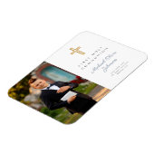 モダンFirst Holy Communion Boy写真写真 マグネット (左側)