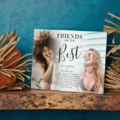 モダンFRIENDSは写真最高の記念酒 フォトプラーク (側面)