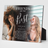 「モダンFRIENDS」は写真の最高の記念品 フォトプラーク (側面)